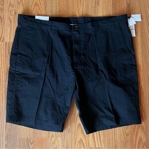 NEW Calvin Klein 9” Inseam Black Mens Slim Fit Shorts Classic Travel Chino Sz 40